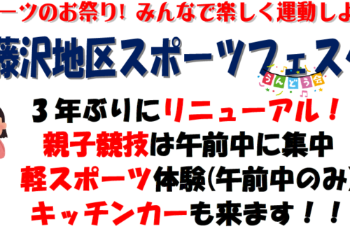 藤沢地区スポーツフェスタ